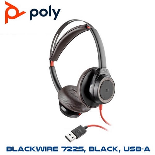 ploy-blackwire-7225-black-usb-a